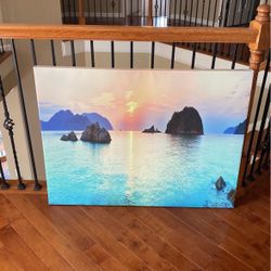 Large Beachy Artwork