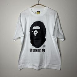 Bape White/Black Big Ape By Bathing Ape T-Shirt Brand New