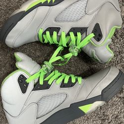 Jordan 5 Green Bean Size 10.5