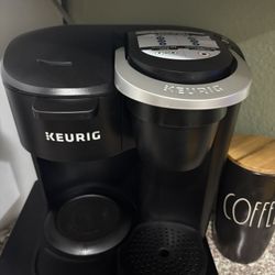 Keurig K-Duo Essentials Black Single-Serve K-Cup Pod Coffee Maker