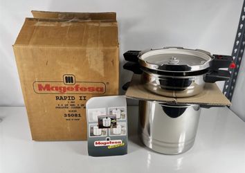 Magefesa Rapid II 8.4 Qt / 3 Qt Stainless Steel Pressure Cooker Set
