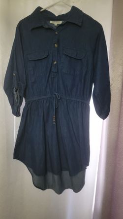 Denim Shirt Dress