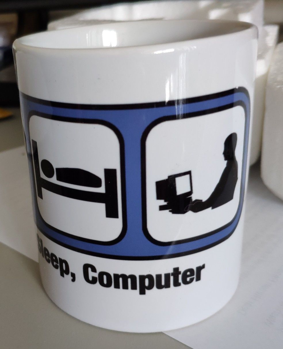 NEW Mug / Coffee Cup Gift (Eat, Sleep, Computer)
