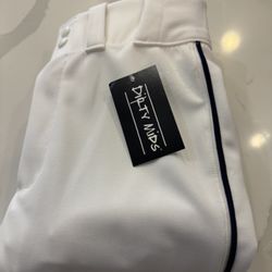 2 Pair Of Dirty Mids With Navy Piping Adults Small