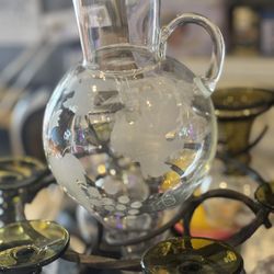 Wine Glasses And Wine Decanter 