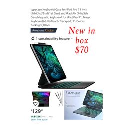 New typecase Keyboard Case for iPad Pro 11 inch (4th/3rd/2nd/1st Gen) and iPad Air (4th/5th Gen),Magnetic Keyboard for iPad Pro 11, Magic Keyboard$70