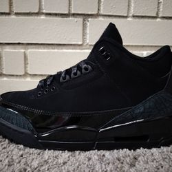 Air Jordan 3 Retro Black cat Sz 7.5