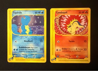 Expedition E Reader: Squirtle and Cyndaquil