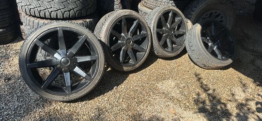 Charger and challenger rims and tires