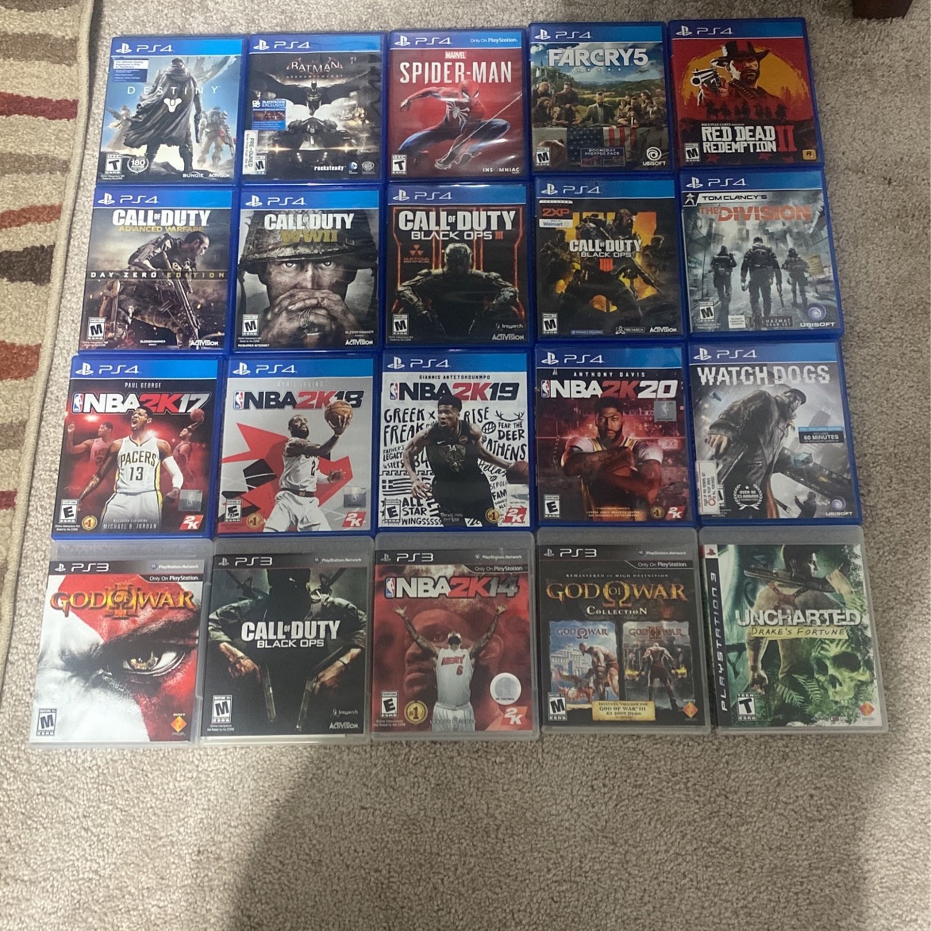 PS4 And PS3 Video Games
