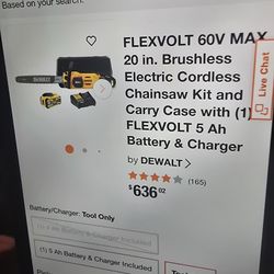 Dewalt Chainsaw 
