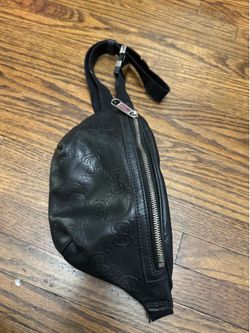 GUCCI Leather Gg  Belt Bag