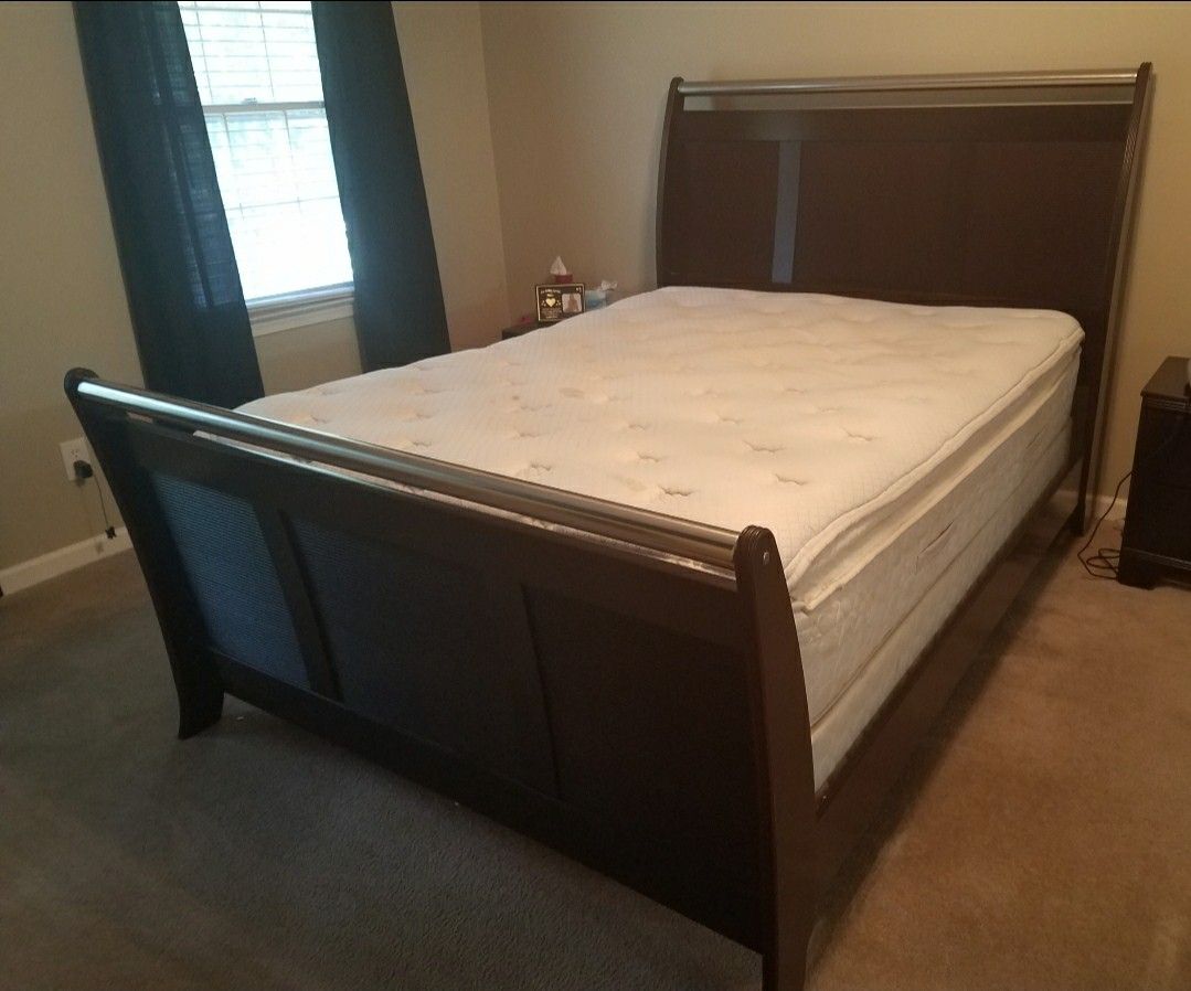 Ashley Home Furniture Bed Frame & Boxspring for Sale in Grayson, GA