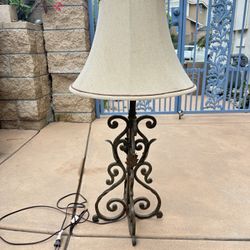 Cast Iron Antique Lamp! 