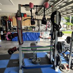 Work Out Rack And Equipments 
