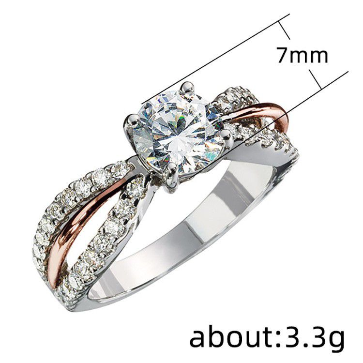 "Exquisite Three Layer Dainty Zircon Fashion Rings for Women, PD568
 
  