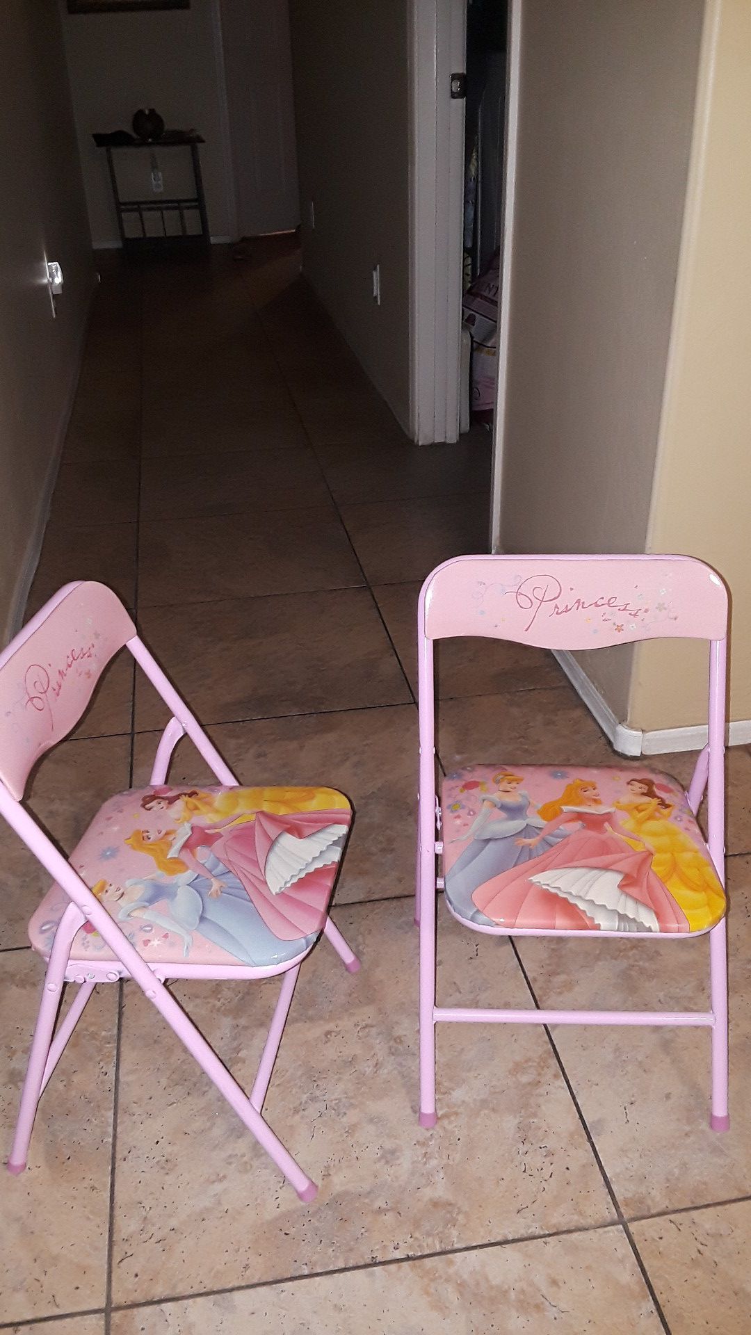 Disney Princess kids chairs