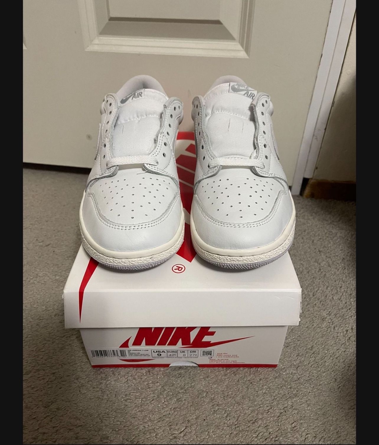 JORDAN 1 85 LOW SIZE 9 SMOKE GREY 