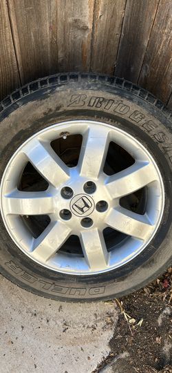 Honda crv rim and tire