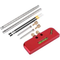 Woodworking Marking Gauge Mortise Gauge Ruler Double Head Aluminium Alloy Car...