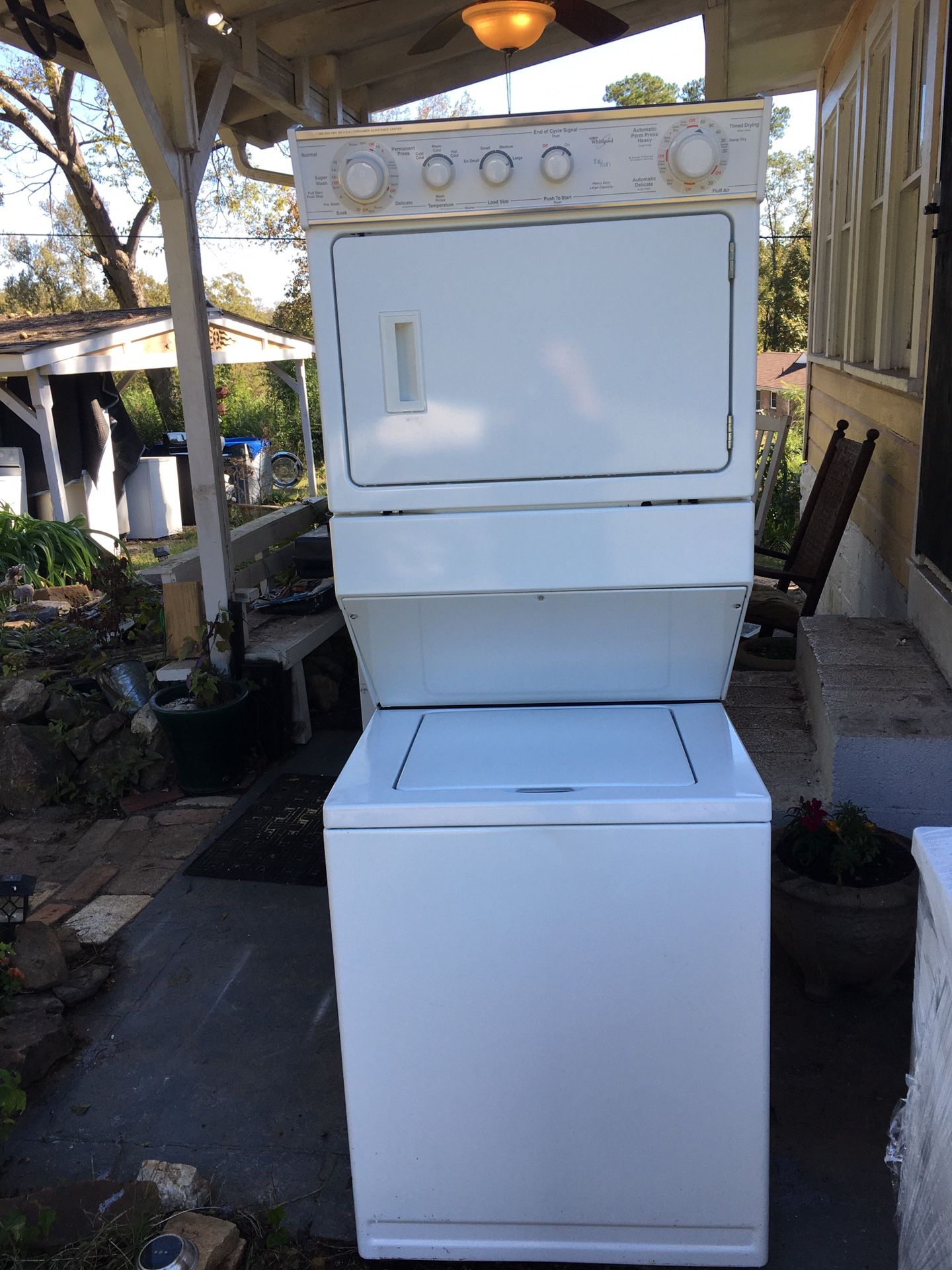 Whirlpool THIN TWIN Stacking Washer / Dryer