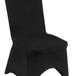 150 Black Spandex Chair Covers