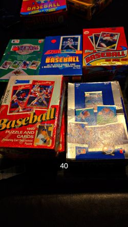 Donruss, Sore Topps, Box Cards Cards Baseball 