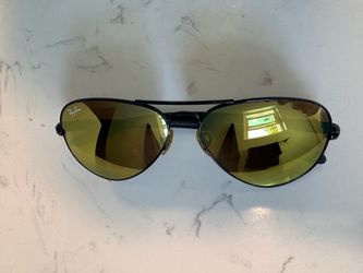 Ray-Ban Carbon Fiber edition. Glass lenses