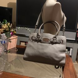 Leather Michael Kors Original Strap And Hand Bag 