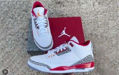 Jordan 3 Cardinal Red 8.5