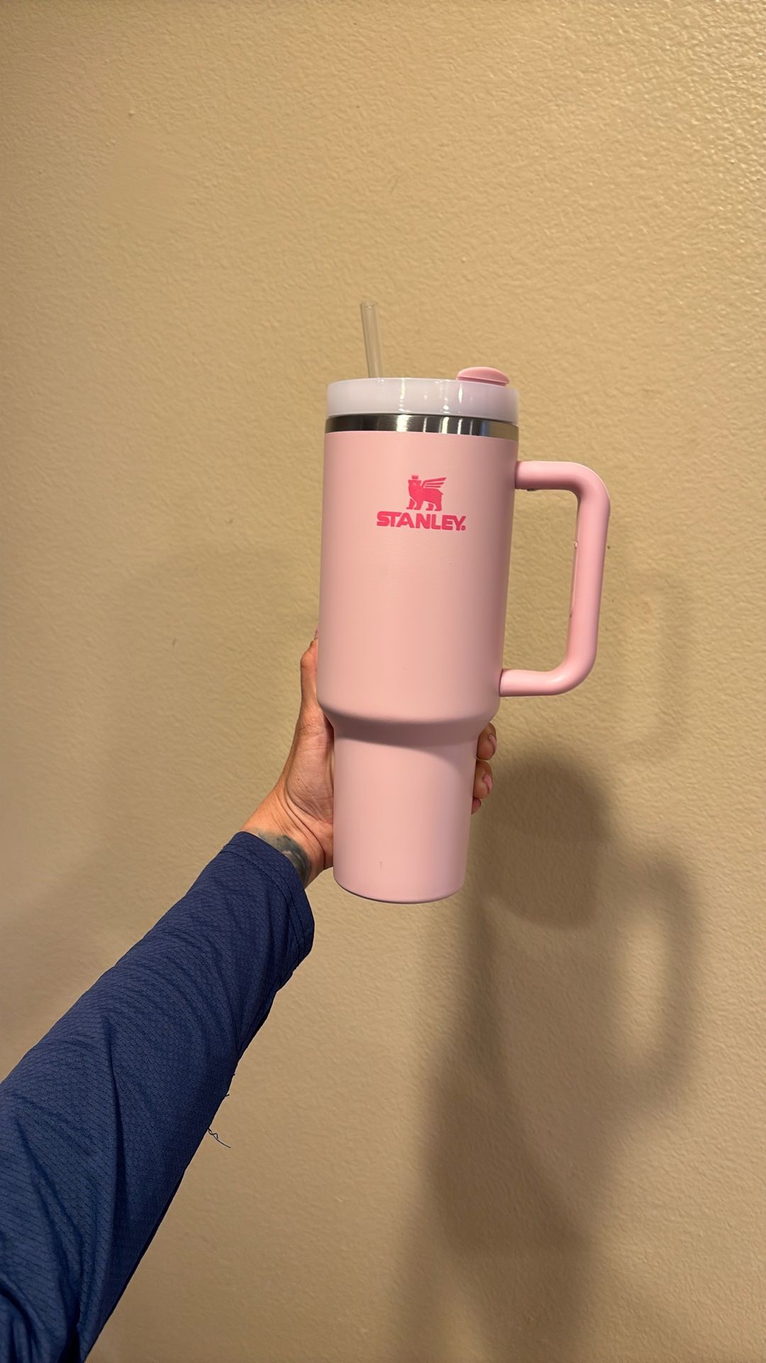 Light Pink 40oz Stanley Cup Thirst Quencher