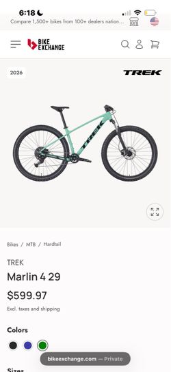 Trek Marlin 4 29 Hardtail Mountain Bike(READ DESCRIPTION)