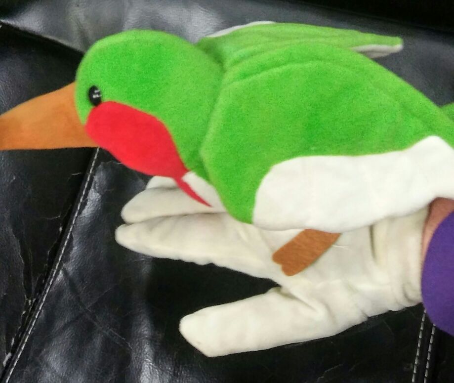 LQQK!!! Plush Hummingbird Hand Puppet!!!