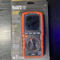 Klein Tools 600 Volt Slim Digital Multimeter, TRMS Auto-Ranging with Temp
