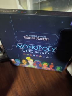 Monopoly: WOW Galaxy Edition board game. Brand new!