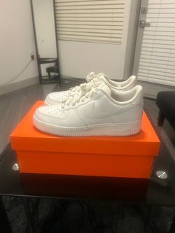 Men’s Used White Nike Air Force 1 (Ones) Size 10.5 In Great Condition (Shoes/Sneakers)