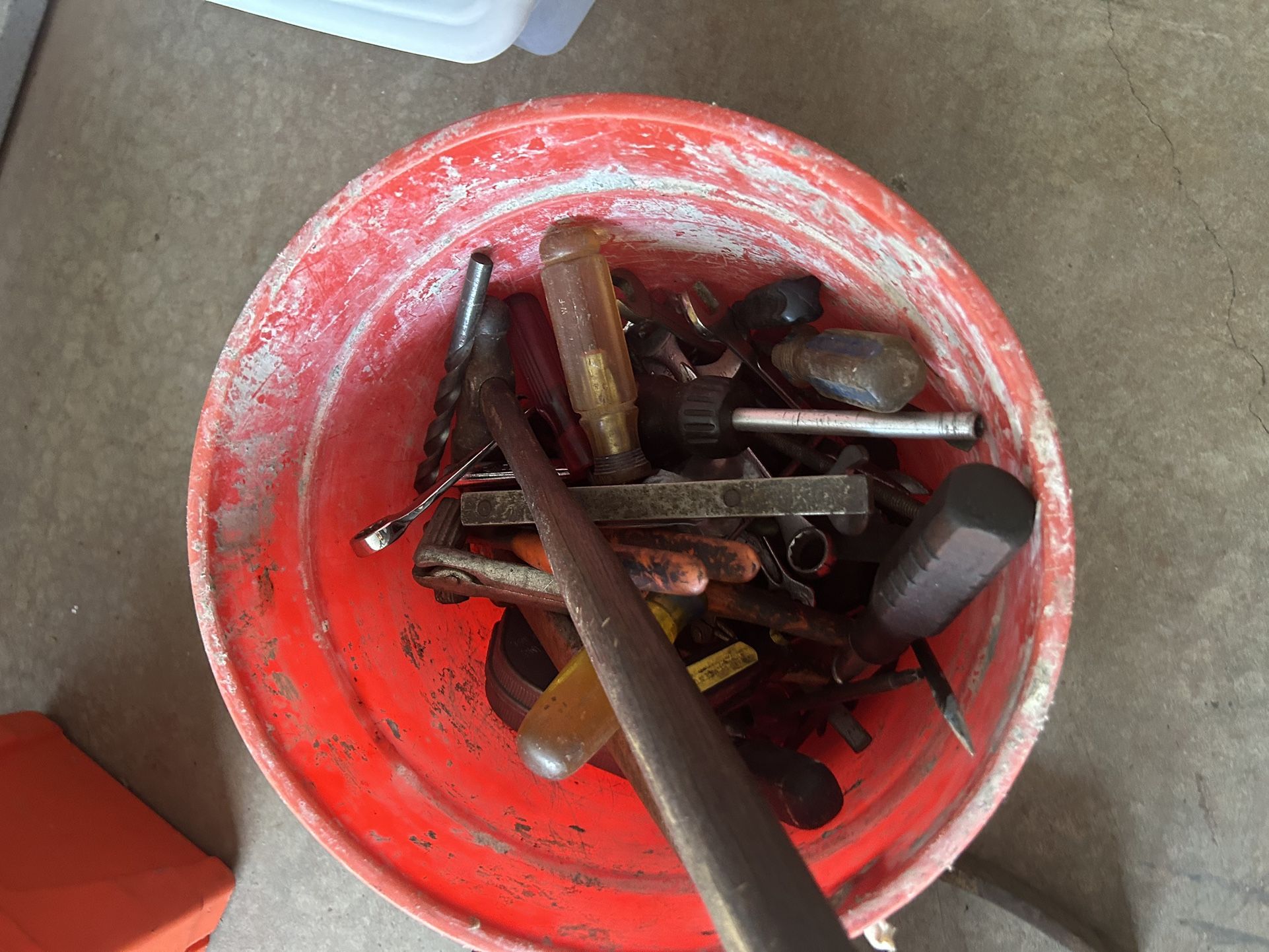 Bucket Of Hand Tools