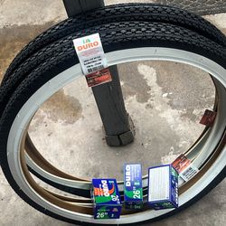 26x2.125 Tires And Tubes 