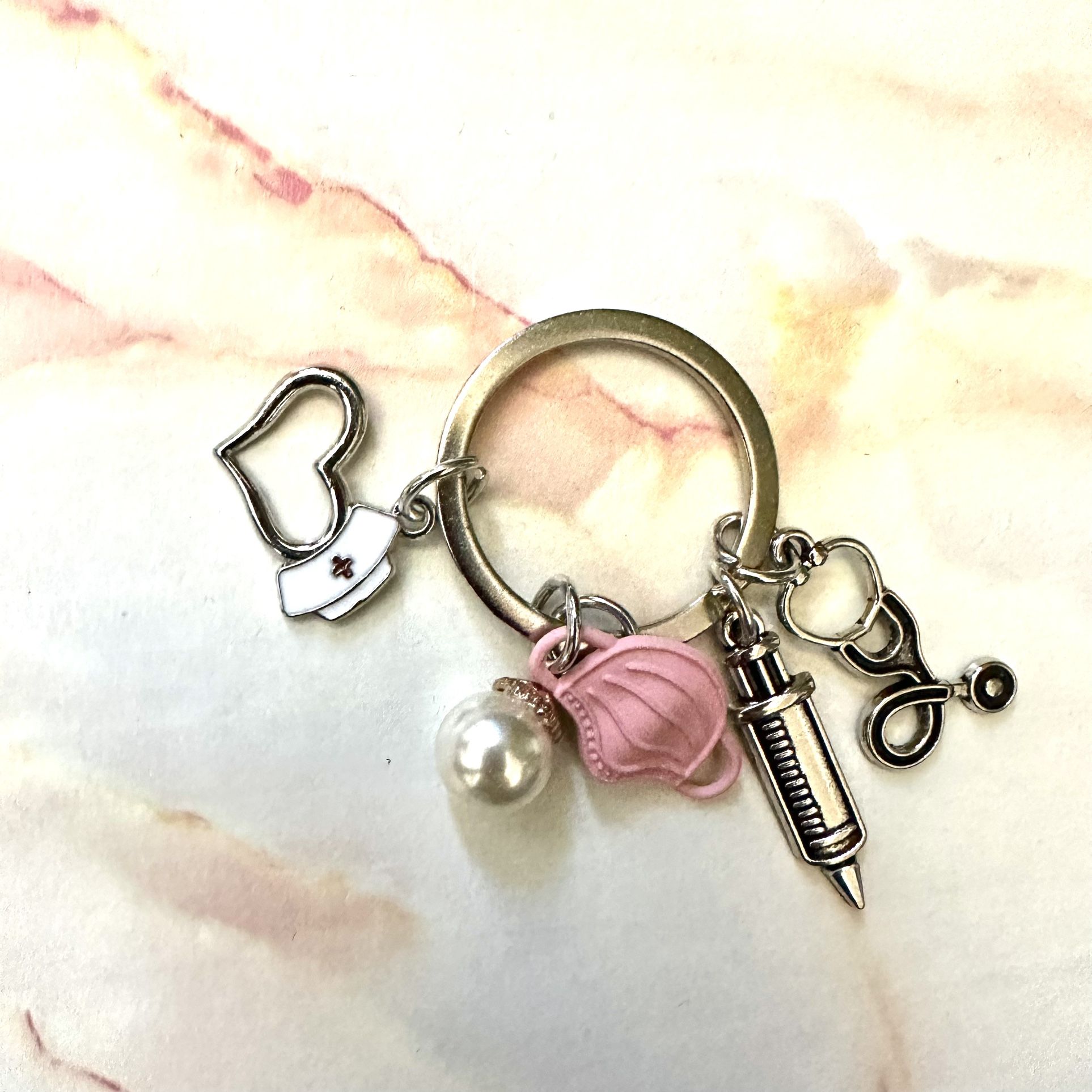 Nurse Charm Keychain 