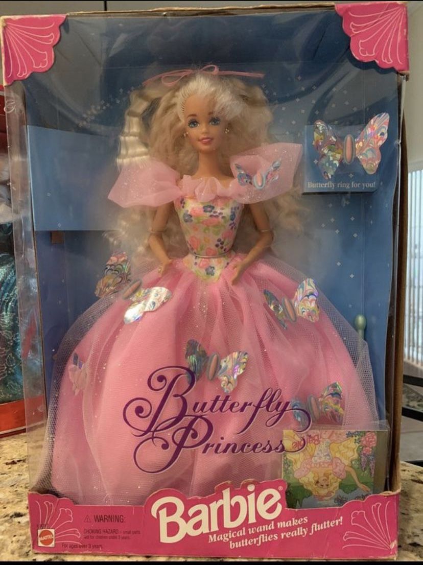 Collectible Butterfly Princess Barbie Doll 1994