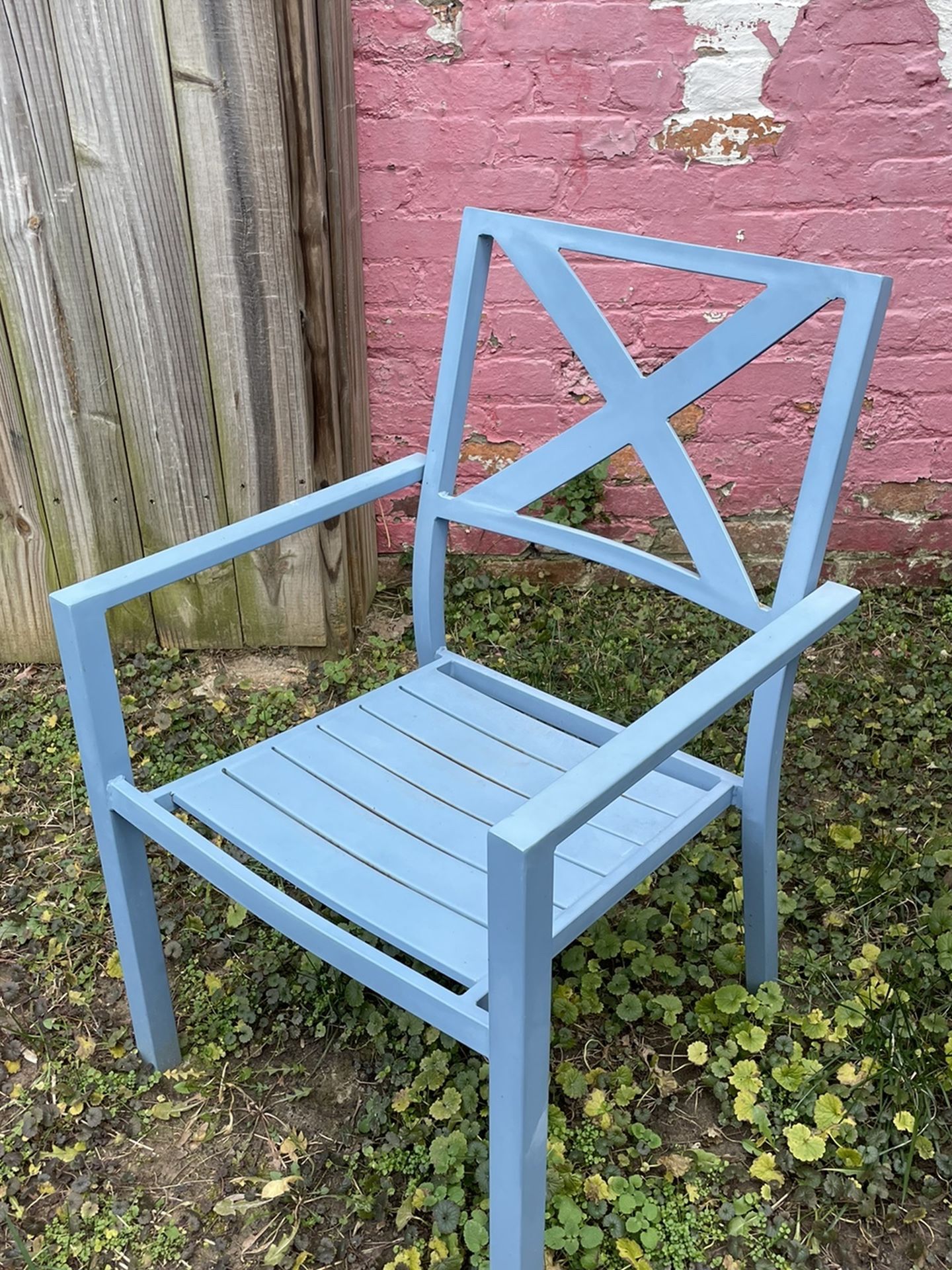 Afton x-back patio chair