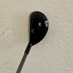 Make Long Distance Easier w this  Forgiving Callaway Rogue 6 HYBRID - RH - New Golf Pride Grip .  Obo