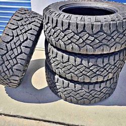 285/75/18 Goodyear vendo un set de llantas usadas excelente condiciones de vida las 4 ✅🤩