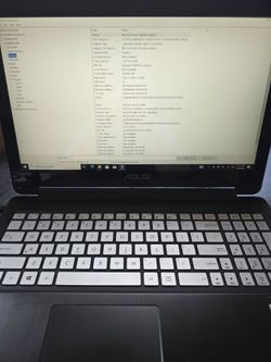 15.6 inch class Asus Laptop