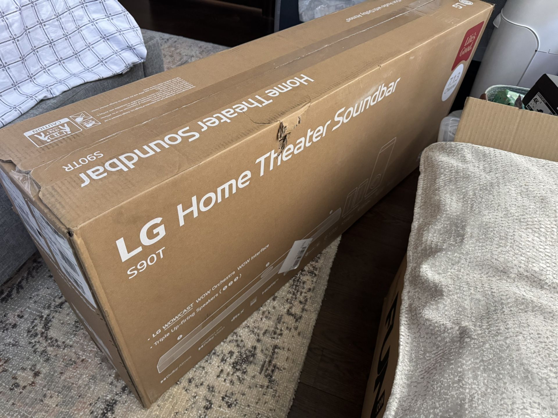 LG S90TR Home Theater Soundbar With Dolby Atmos And Rear Speakers