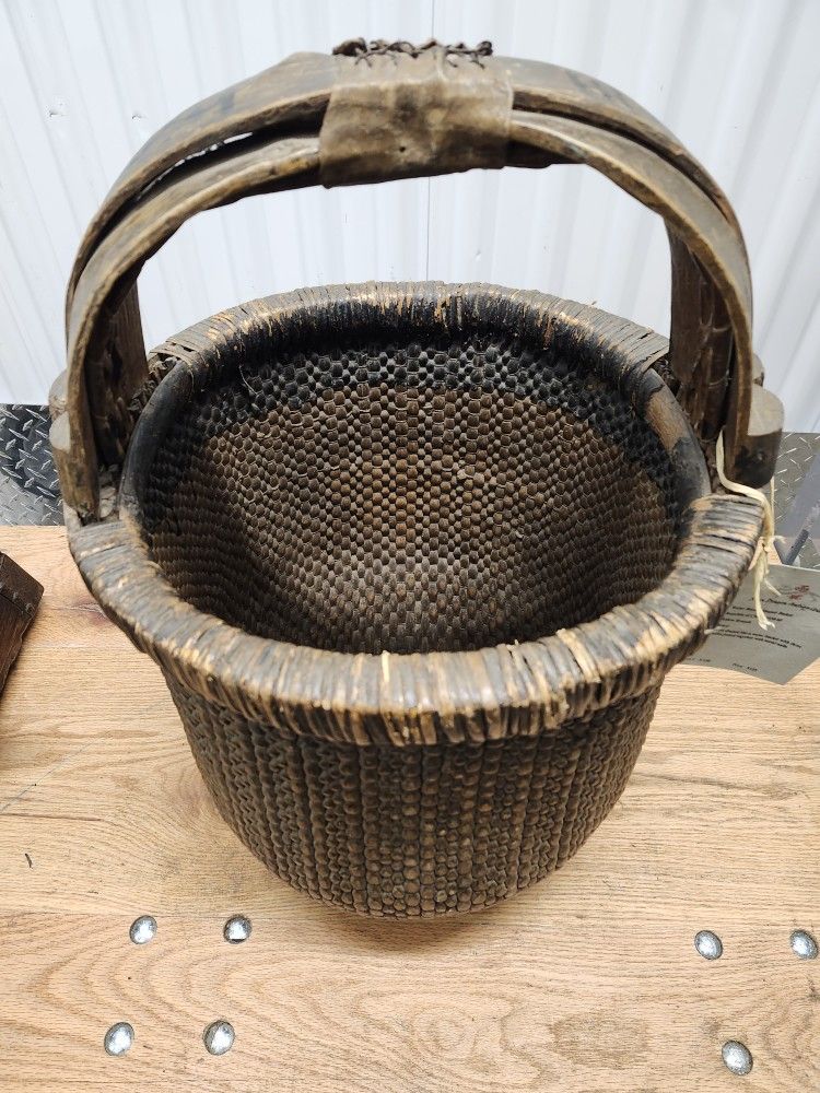 Antique Chinese Water Basket.