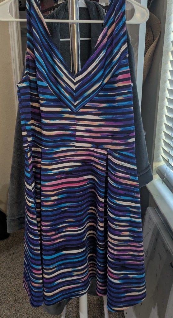 Short Striped Dress Large