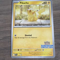 Illustration Contest 2024 Pikachu Promo (35+ Available)