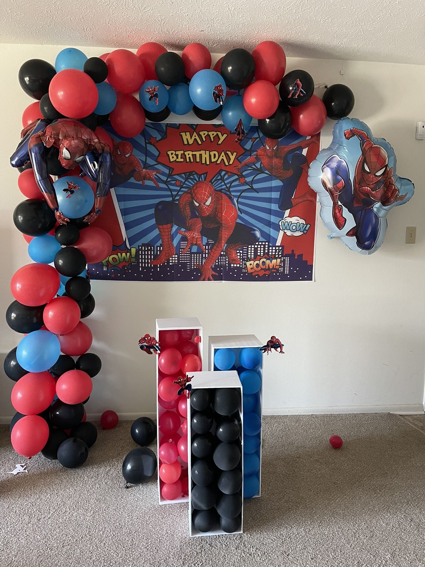 Spider-Man Birthday Decoration 