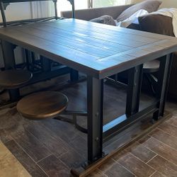 World Market Steel And Wood Table